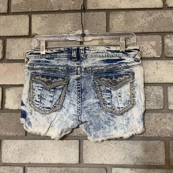 3for$20 tie dye jeans shorts size 5 distressed - Picture 2 of 4